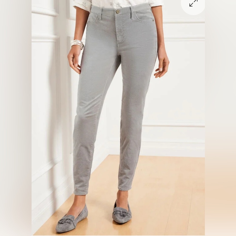 Talbots Sparkle Stretch Corduroy Jegging Sz 8